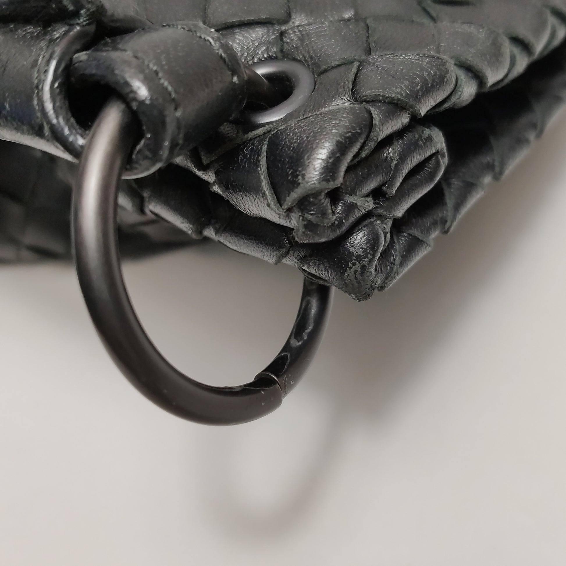 Bottega Veneta Intrecciato Drop Bucket Black