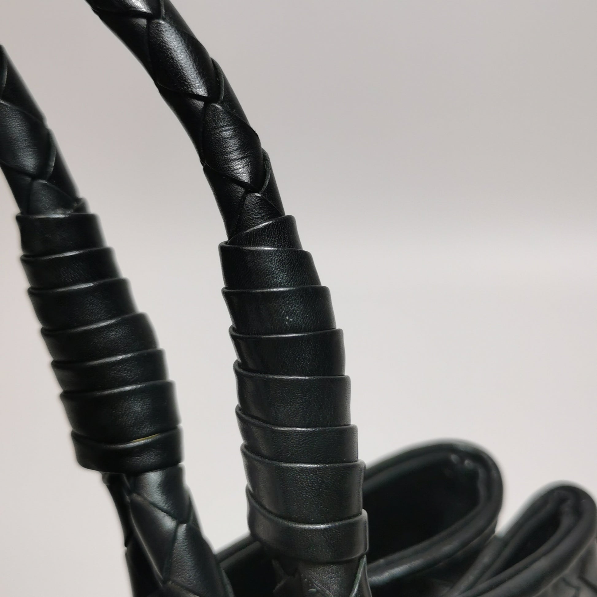 Bottega Veneta Nappa Intrecciato Woven Tote Black