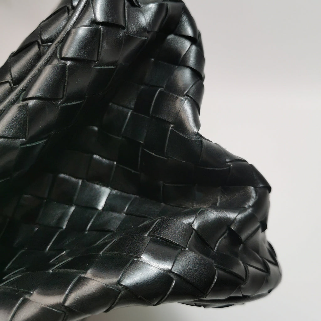 Bottega Veneta Nappa Intrecciato Woven Tote Black