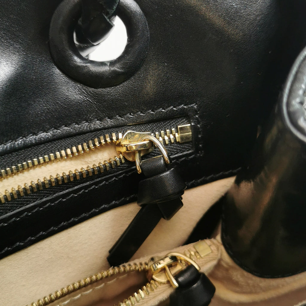 Bottega Veneta Nappa Intrecciato Woven Tote Black
