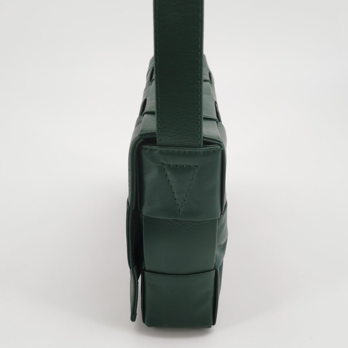 Bottega Veneta Intreccio Paper Calfskin Raintree Green