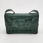 Bottega Veneta Intreccio Paper Calfskin Raintree Green