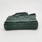 Bottega Veneta Intreccio Paper Calfskin Raintree Green