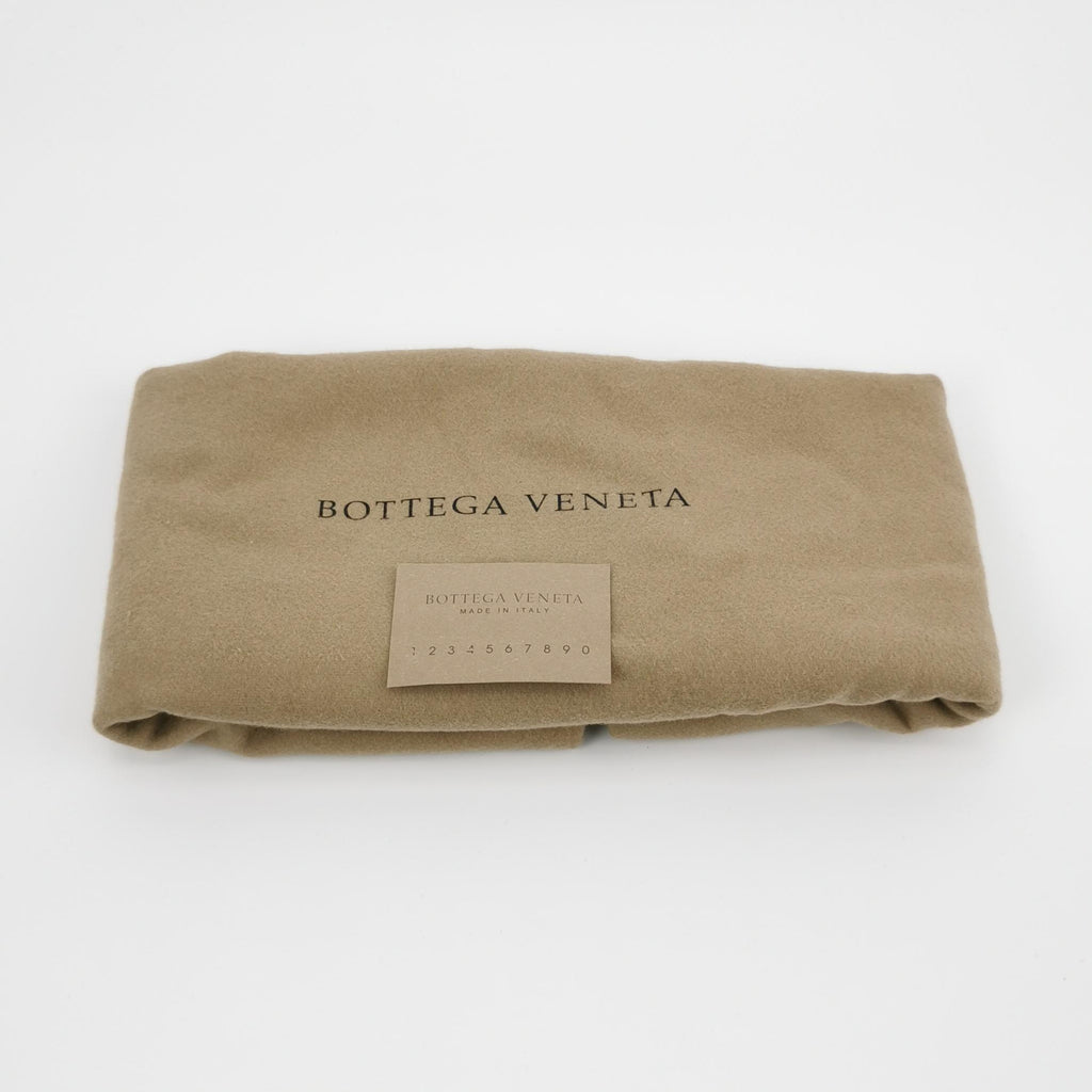 Bottega Veneta Nappa Intrecciato Shoulder Bag Black