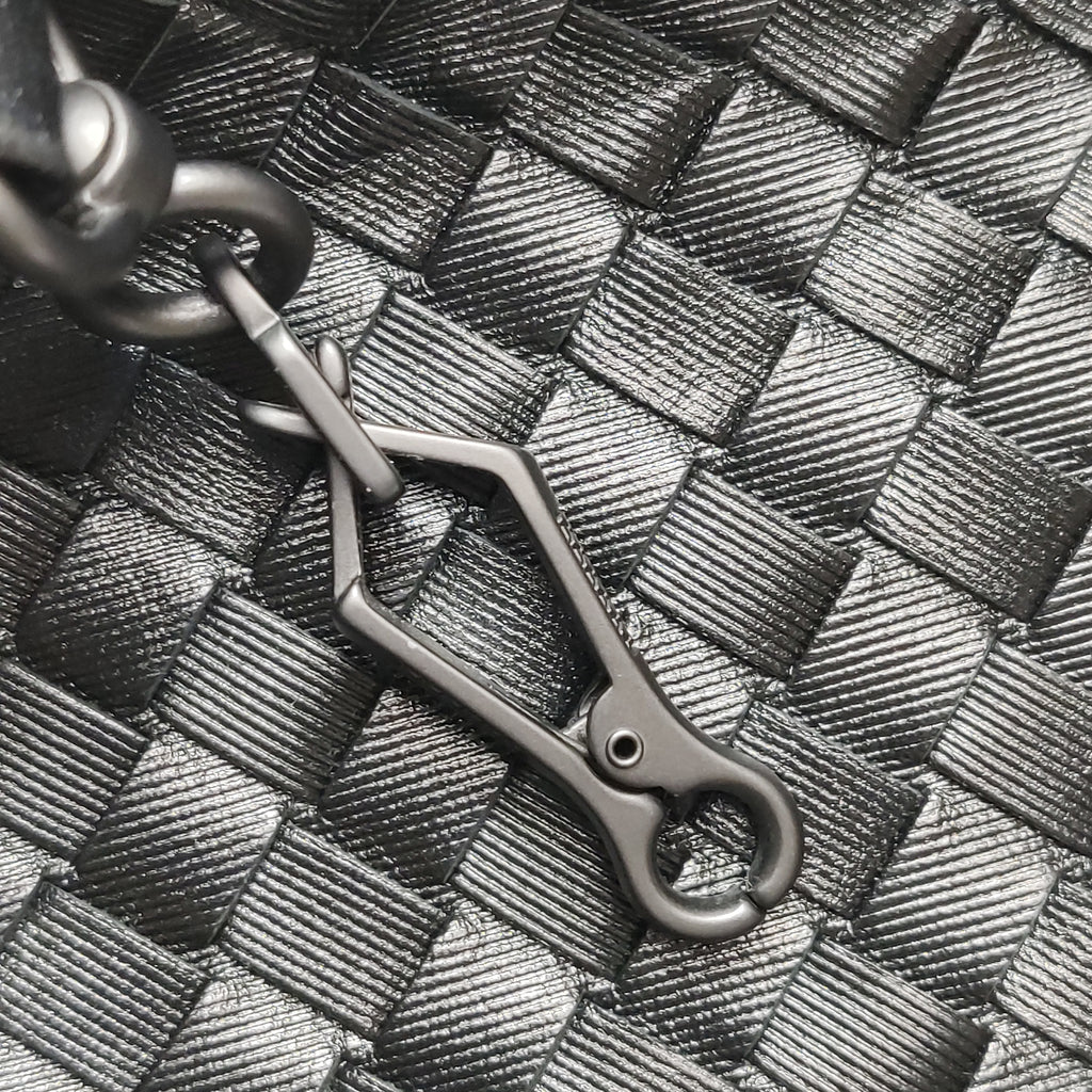Bottega Veneta Nappa Intrecciato Shoulder Bag Black