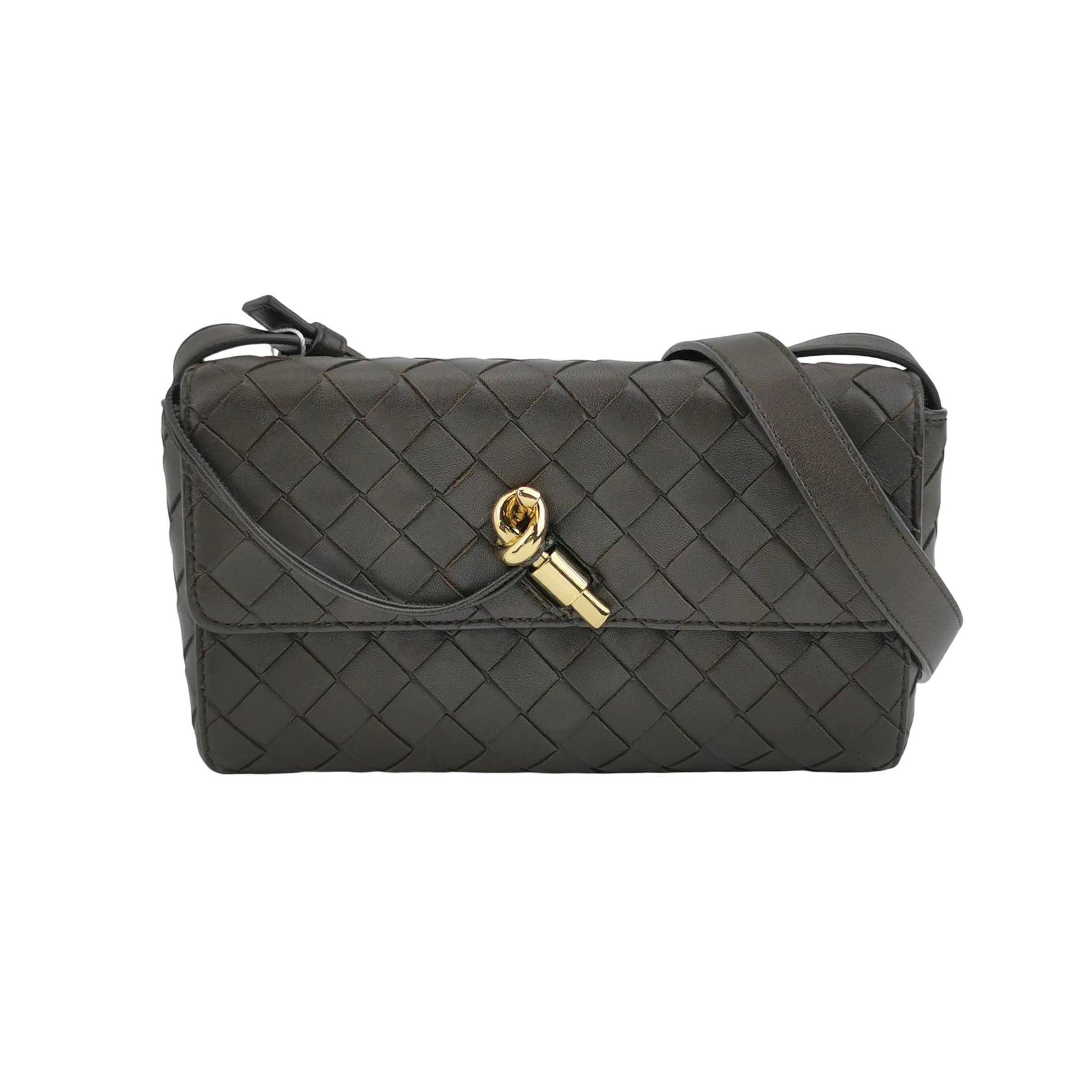 Bottega Veneta Andiamo Crossbody Fondant