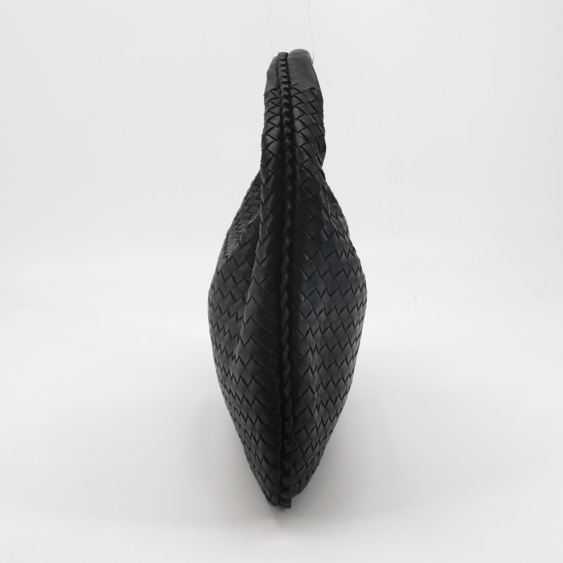 Bottega Veneta Intrecciato Hobo Black