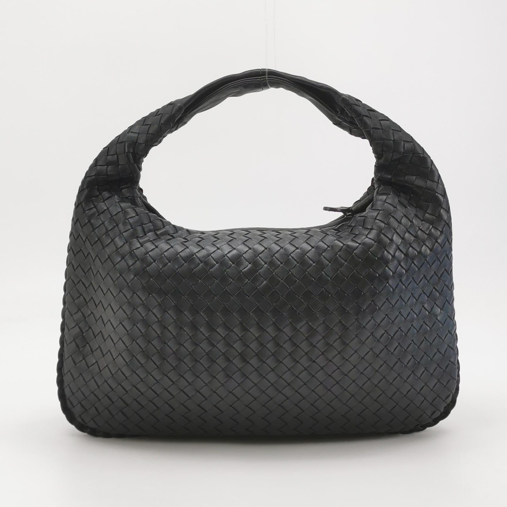 Bottega Veneta Intrecciato Hobo Black