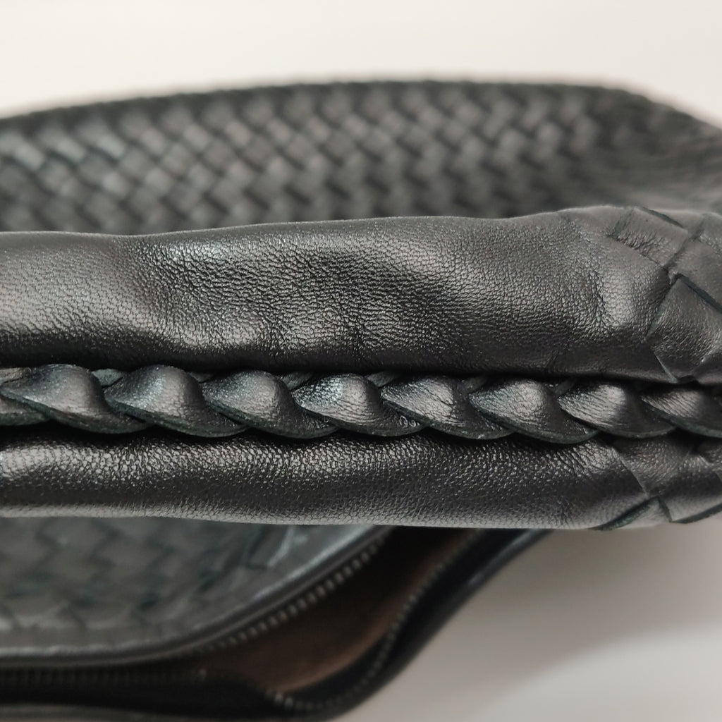 Bottega Veneta Intrecciato Hobo Black