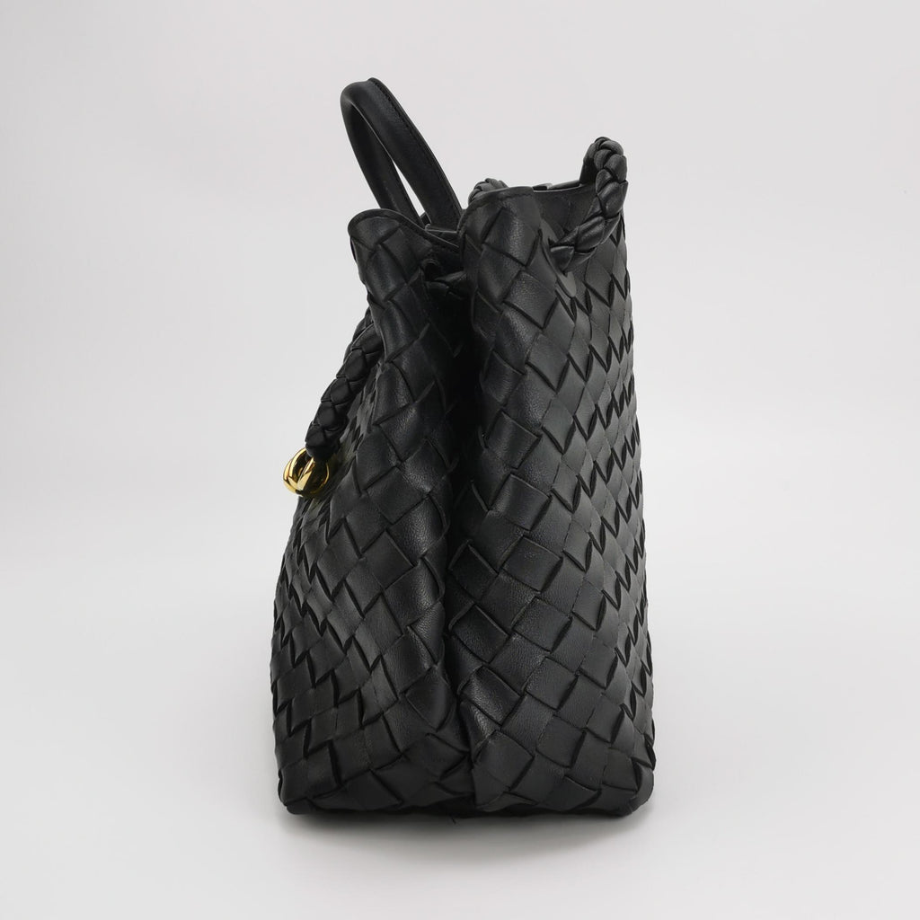 Bottega Veneta Andiamo Medium Black w Certificate of Craft