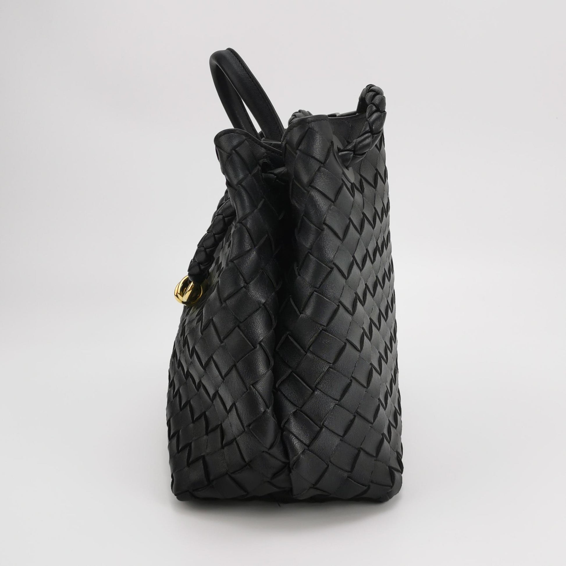 Bottega Veneta Andiamo Medium Black w Certificate of Craft