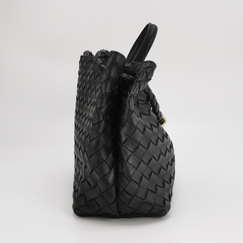 Bottega Veneta Andiamo Medium Black w Certificate of Craft