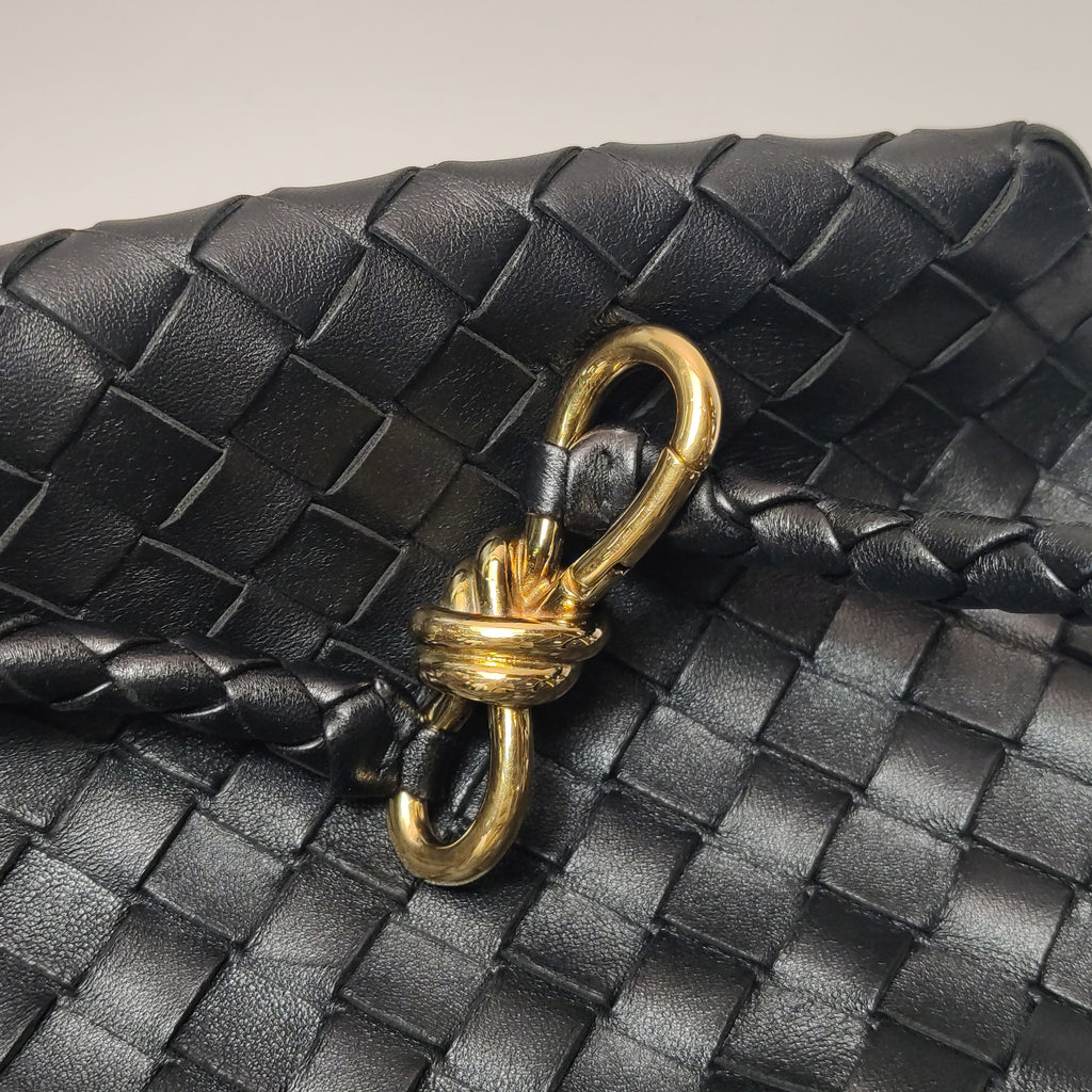 Bottega Veneta Andiamo Medium Black w Certificate of Craft