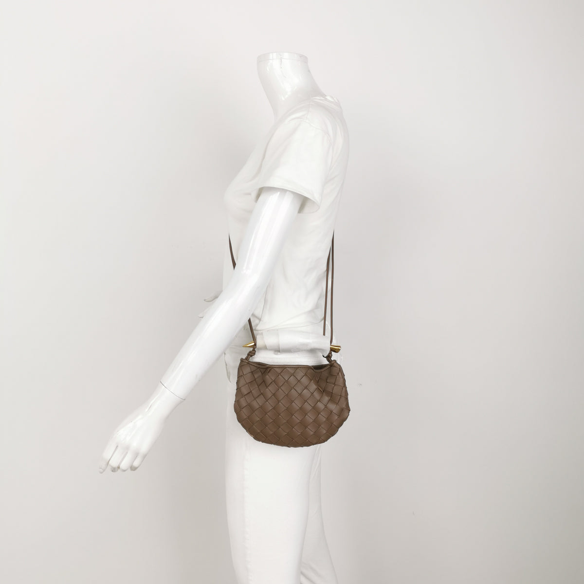 Bottega Veneta Sardine Mini Brown