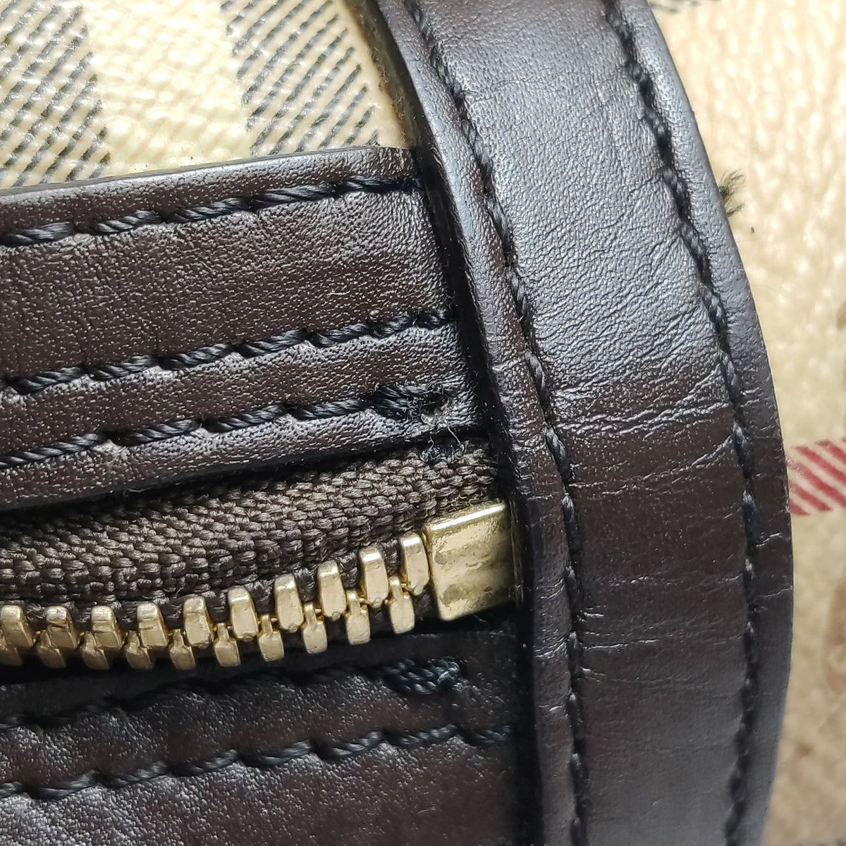 Burberry Haymarket Check Briefcase