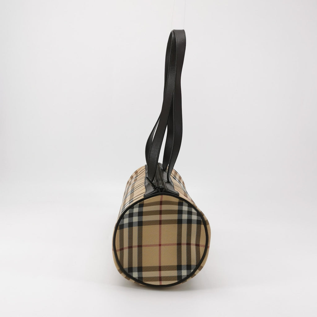 Burberry House Check Barrel Bag