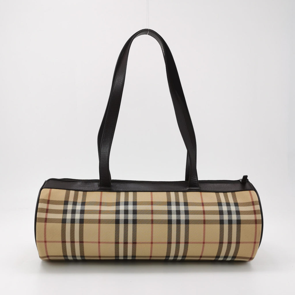 Burberry House Check Barrel Bag