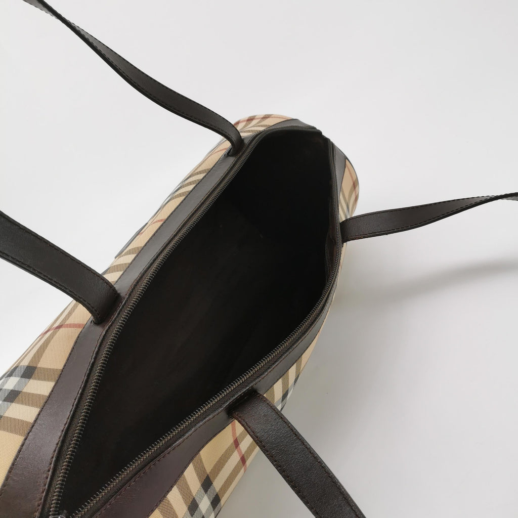 Burberry House Check Barrel Bag