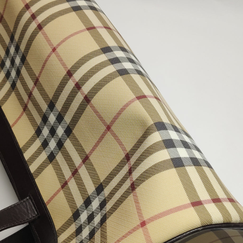 Burberry House Check Barrel Bag