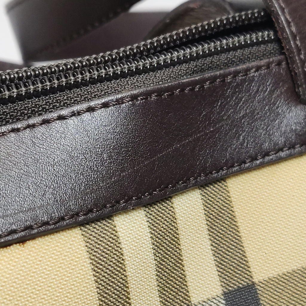 Burberry House Check Barrel Bag