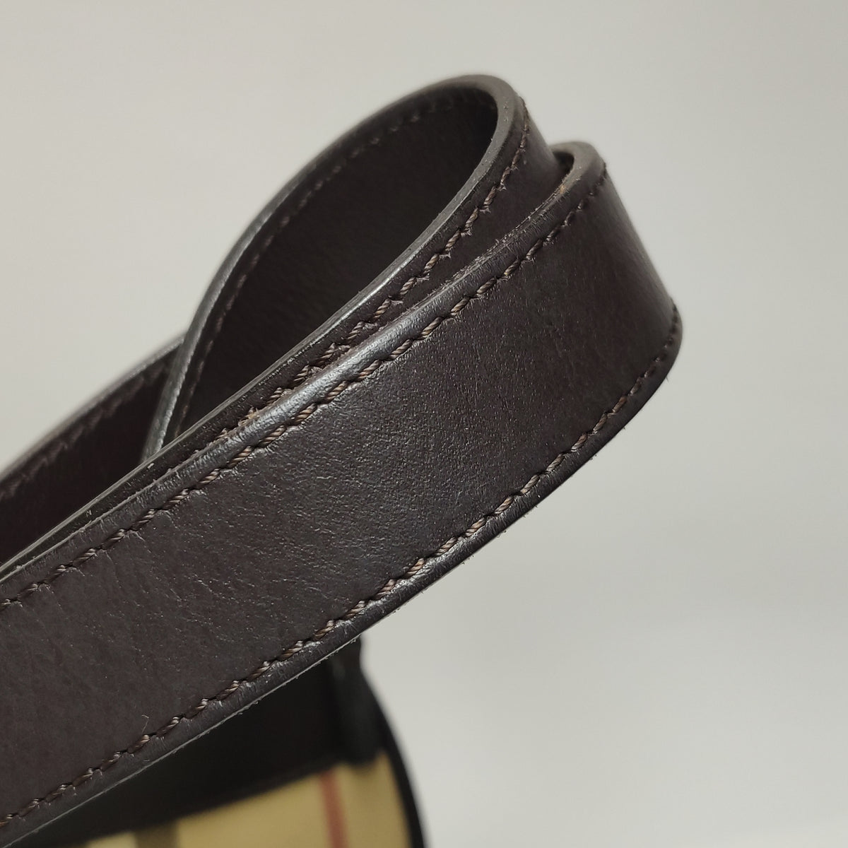 Burberry House Check Barrel Bag