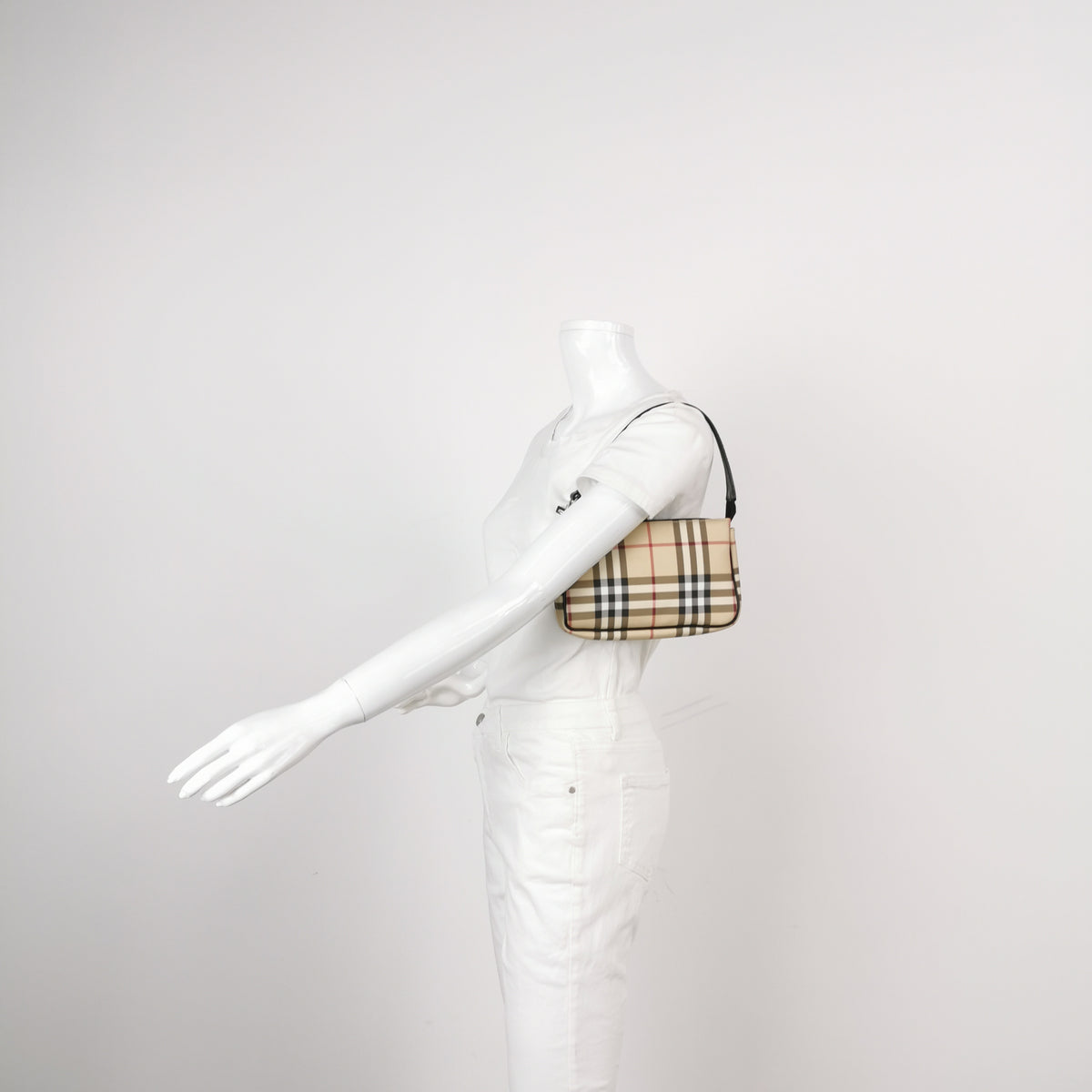 Burberry Nova Check Pochette Shoulder Bag