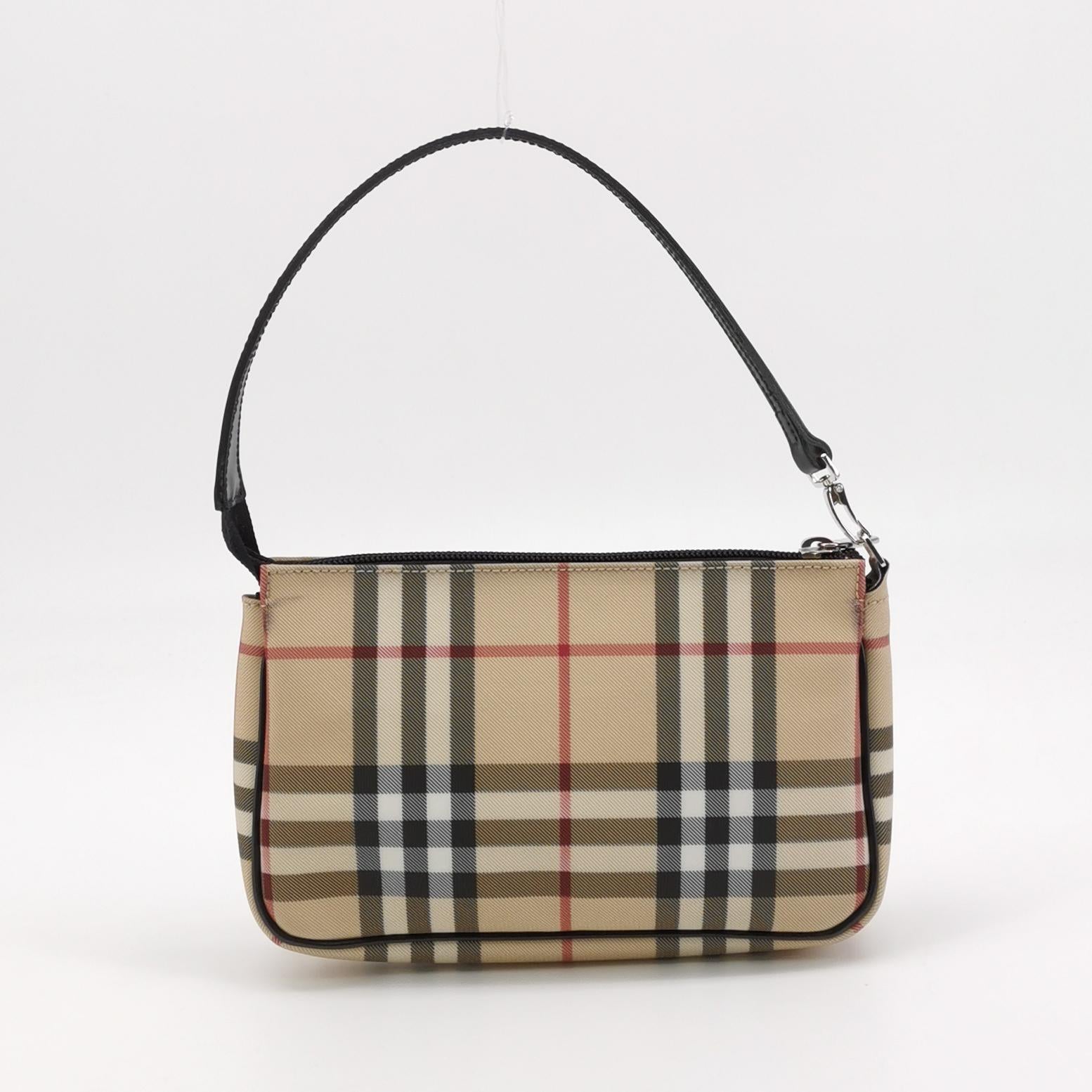 Burberry Nova Check Pochette Shoulder Bag
