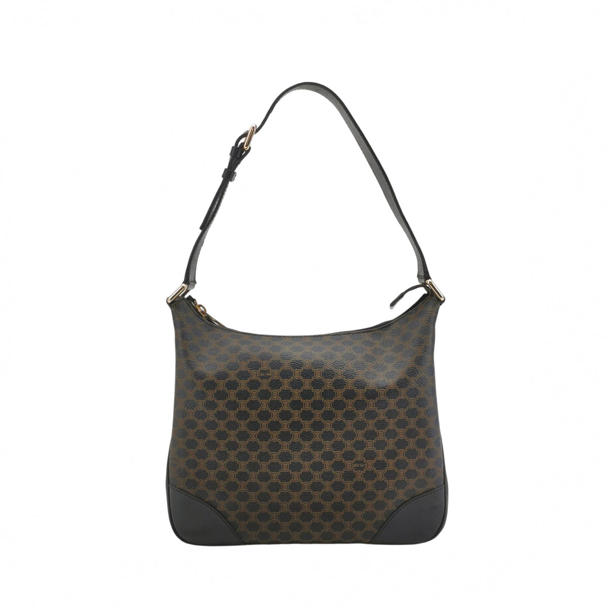 Celine Macadam Shoulder Bag Brown