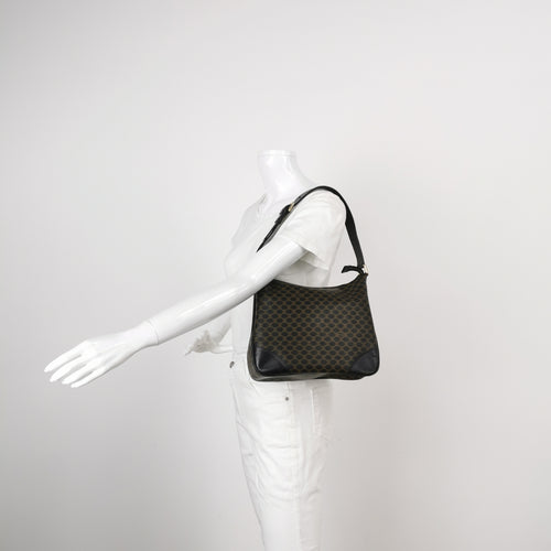 Celine Macadam Shoulder Bag Brown