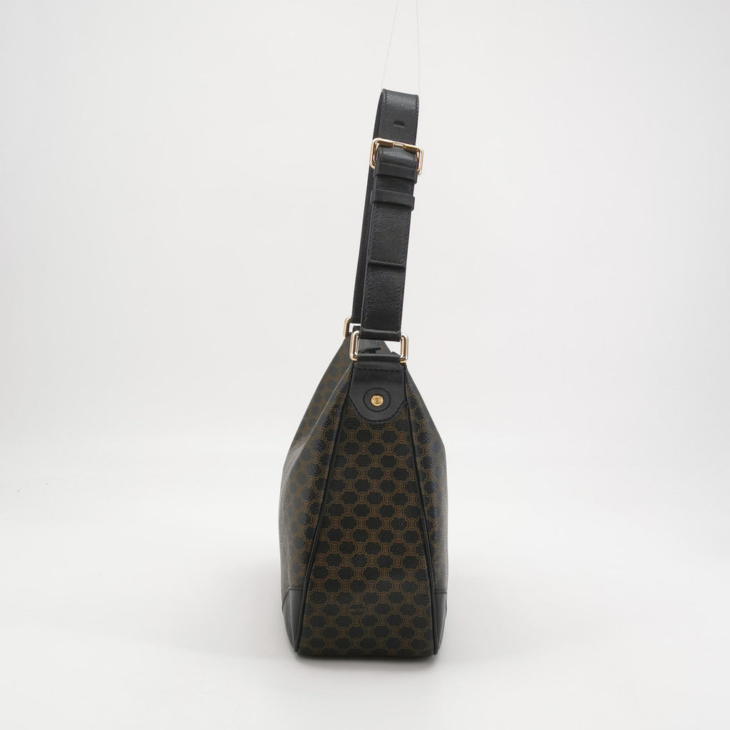 Celine Macadam Shoulder Bag Brown