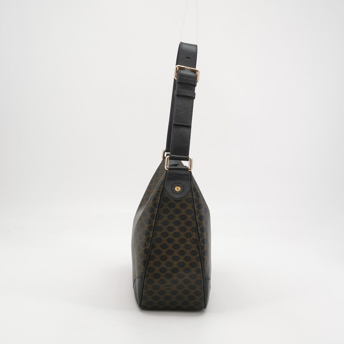 Celine Macadam Shoulder Bag Brown
