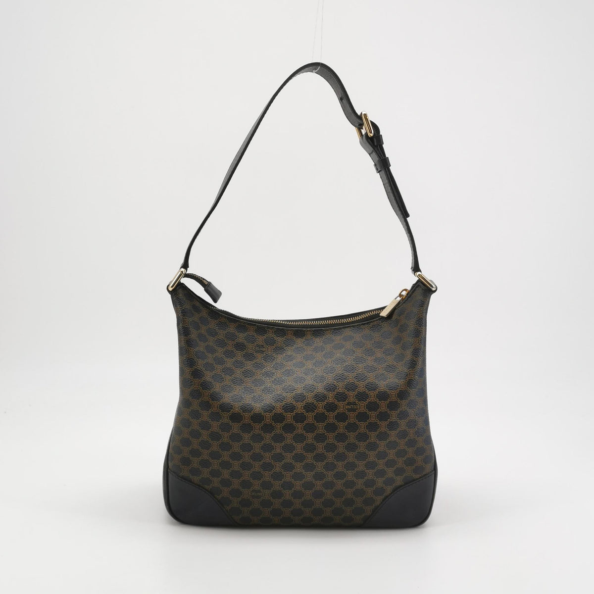 Celine Macadam Shoulder Bag Brown