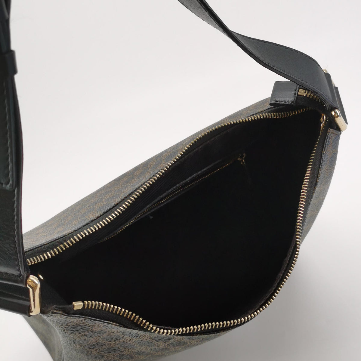 Celine Macadam Shoulder Bag Brown