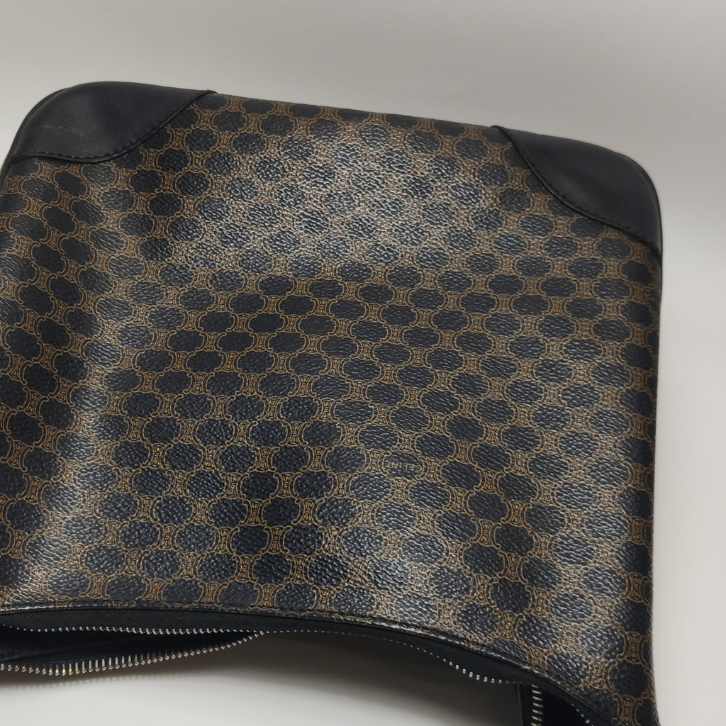 Celine Macadam Shoulder Bag Brown