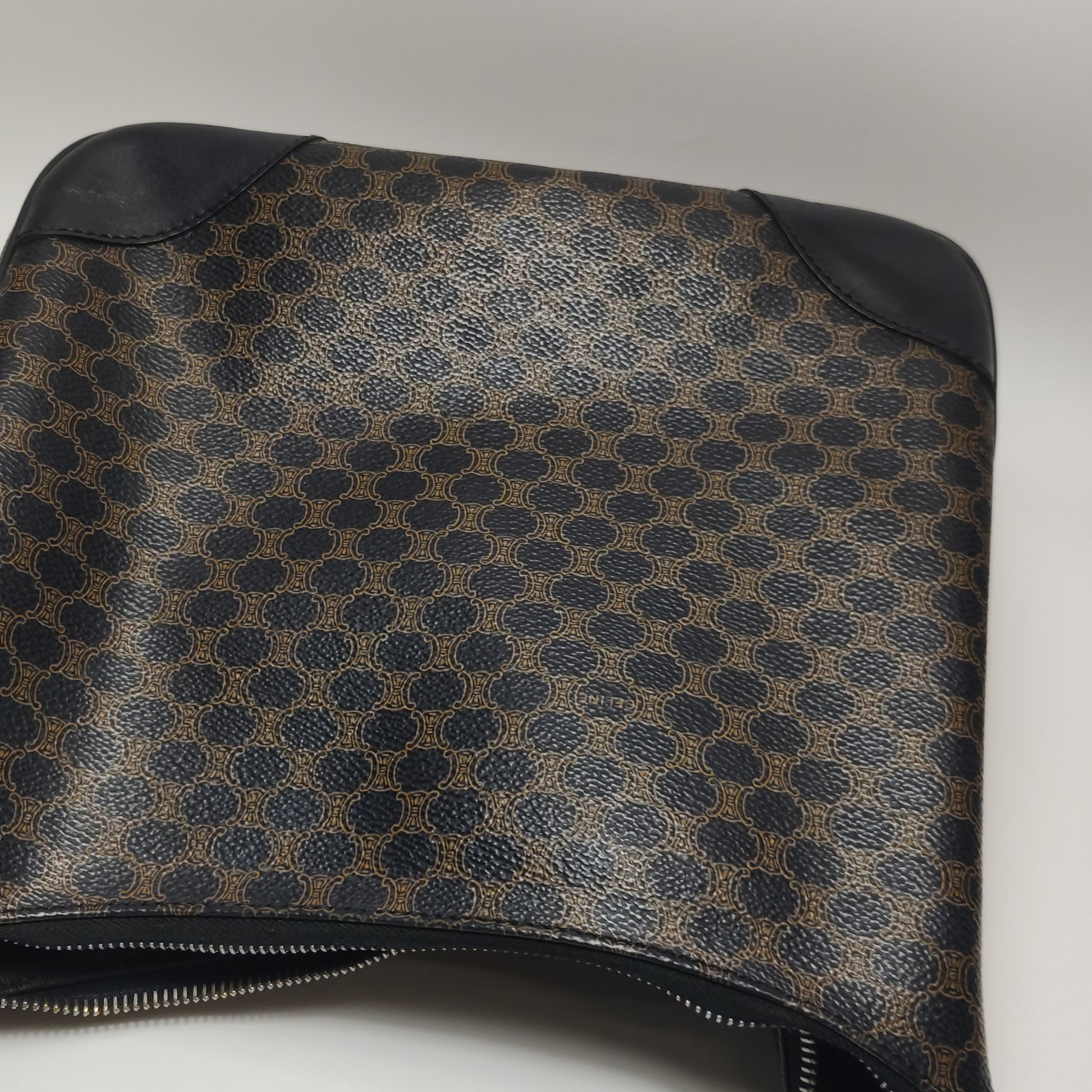 Celine Macadam Shoulder Bag Brown
