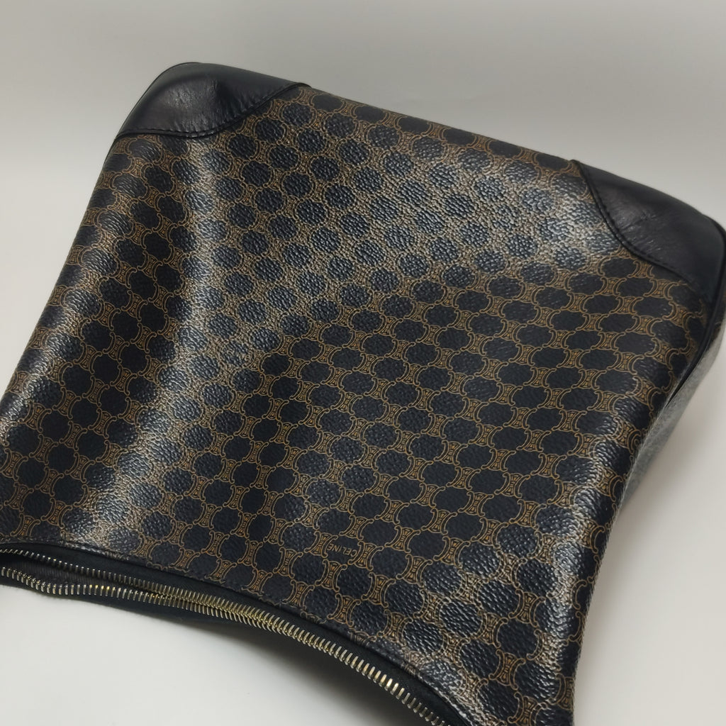 Celine Macadam Shoulder Bag Brown