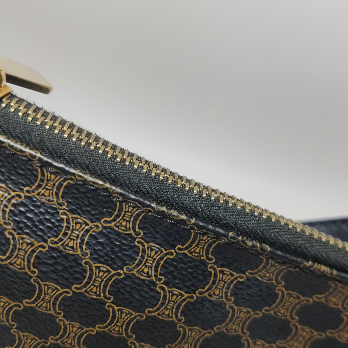 Celine Macadam Shoulder Bag Brown