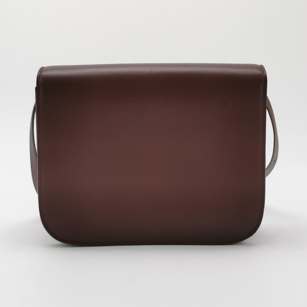 Celine Classic Box Crossbody Burgundy