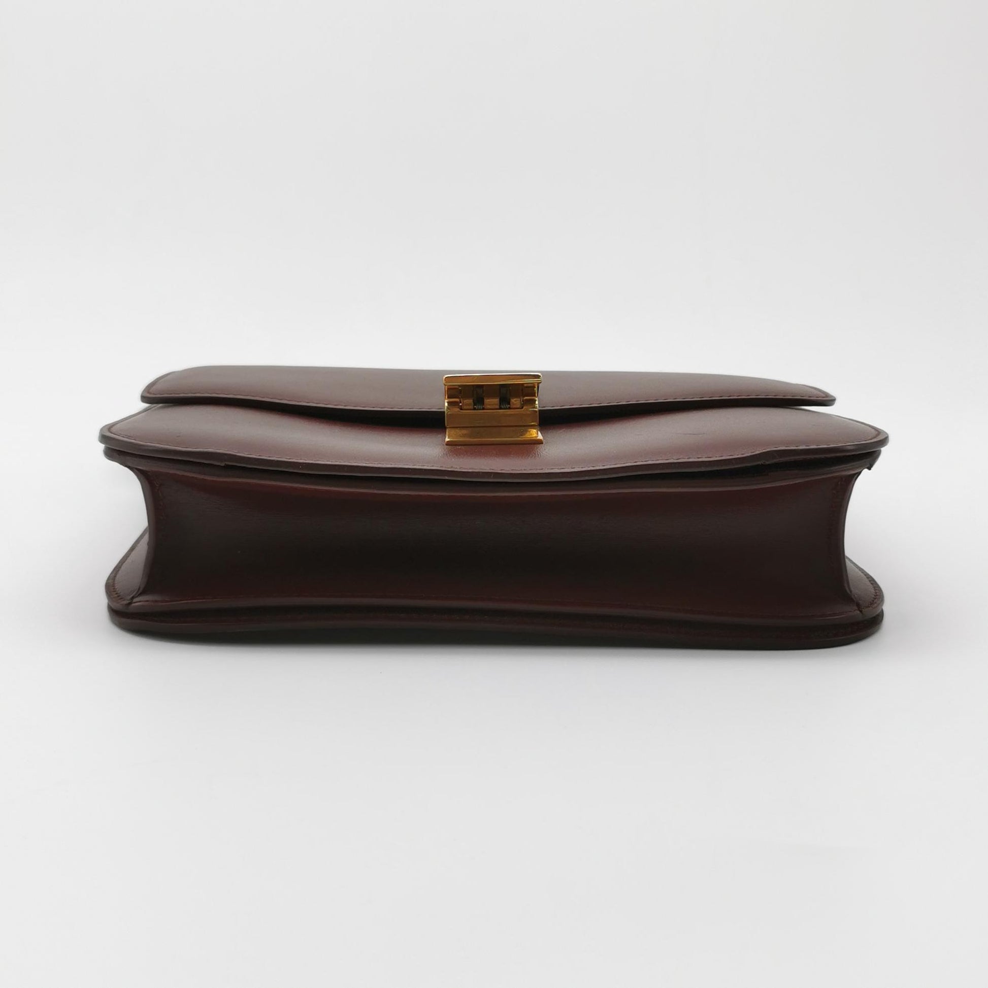 Celine Classic Box Crossbody Burgundy