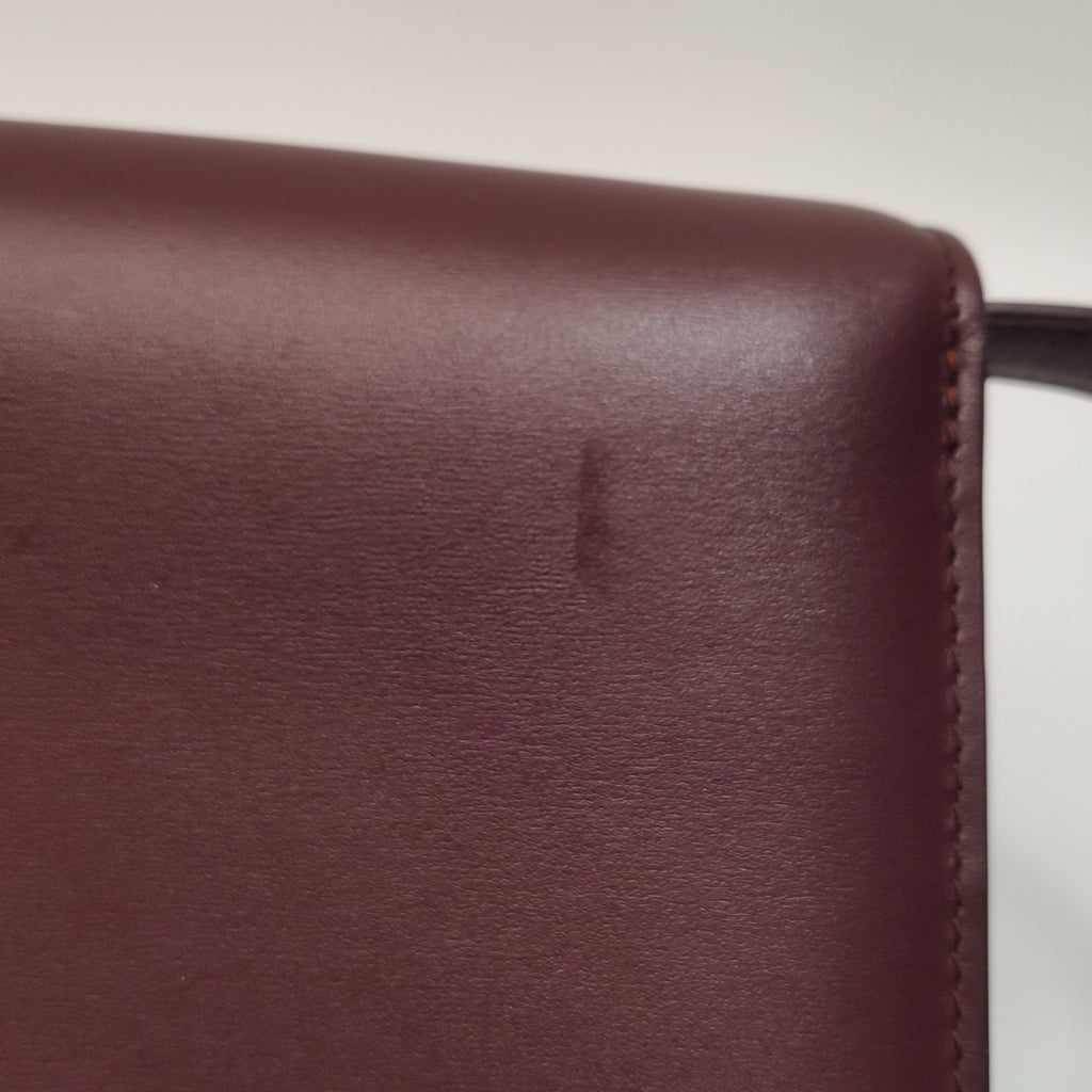 Celine Classic Box Crossbody Burgundy