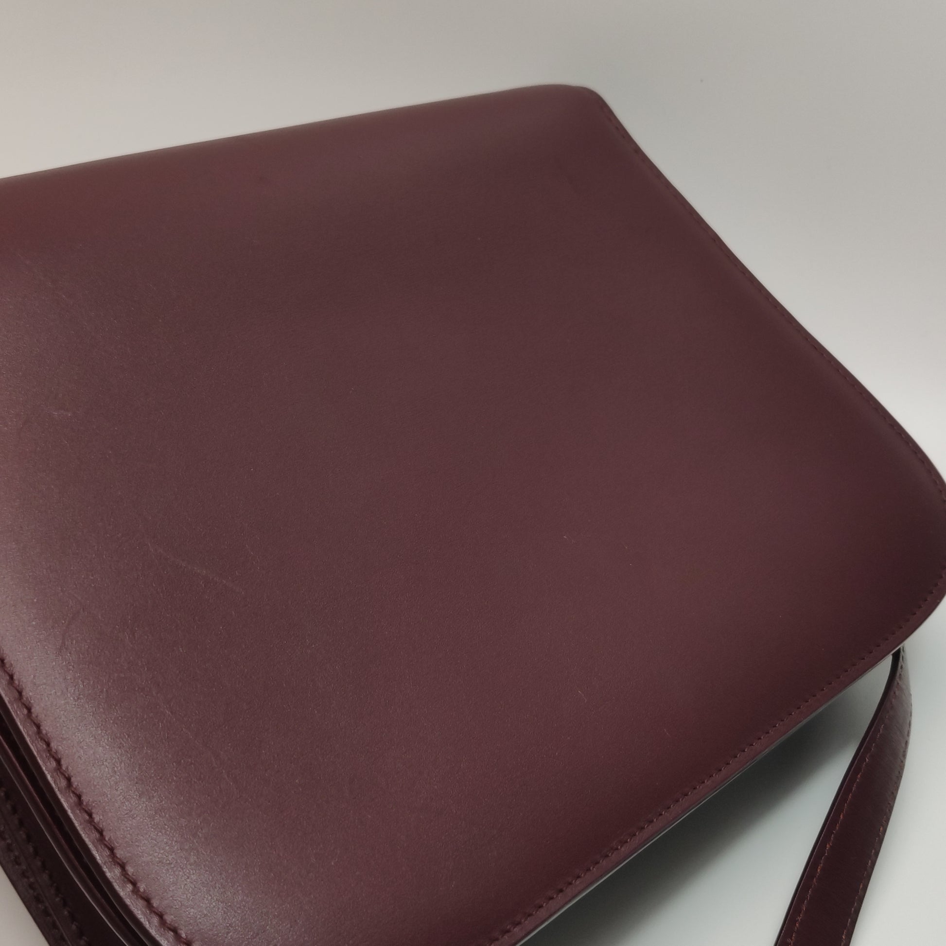 Celine Classic Box Crossbody Burgundy