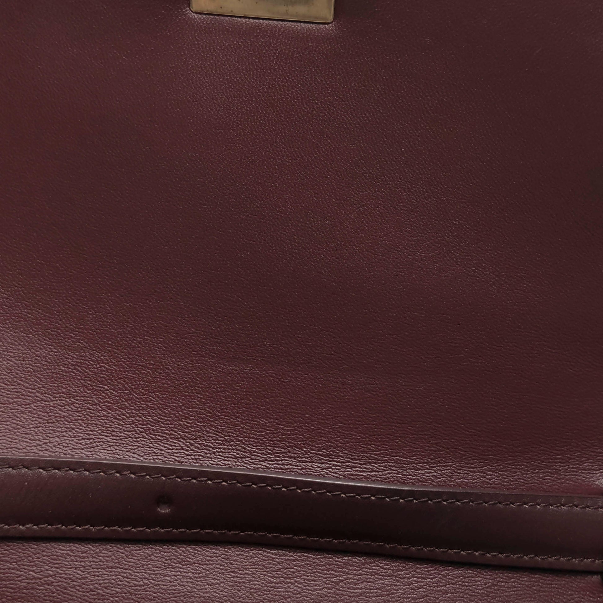 Celine Classic Box Crossbody Burgundy