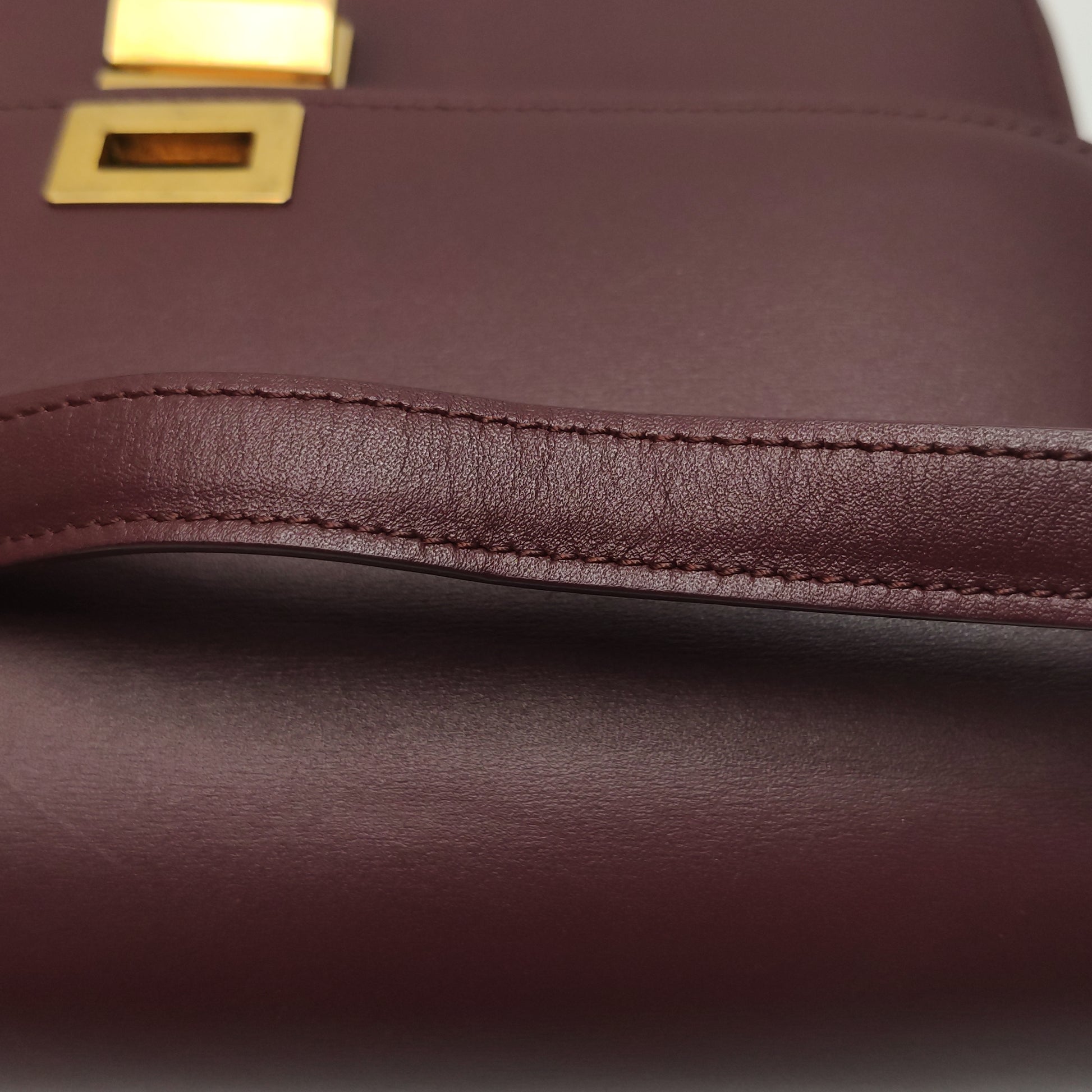 Celine Classic Box Crossbody Burgundy