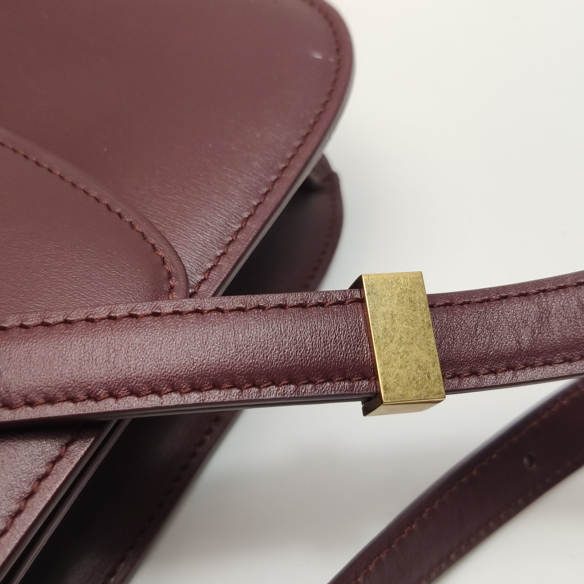 Celine Classic Box Crossbody Burgundy