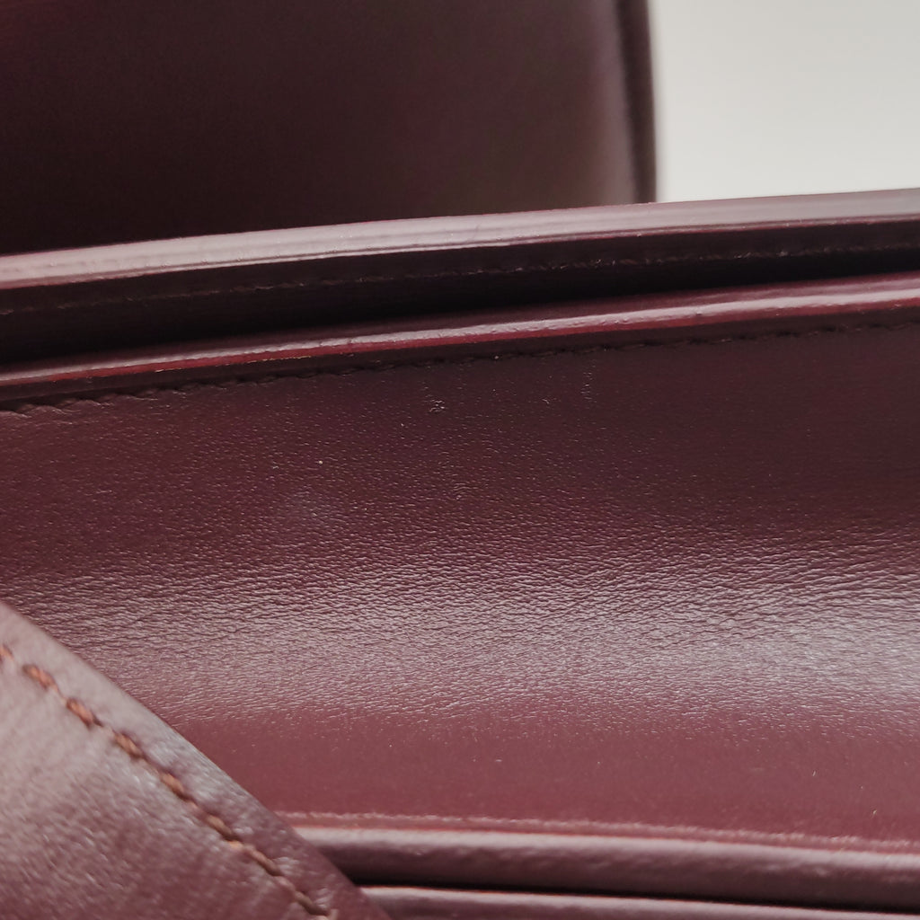 Celine Classic Box Crossbody Burgundy