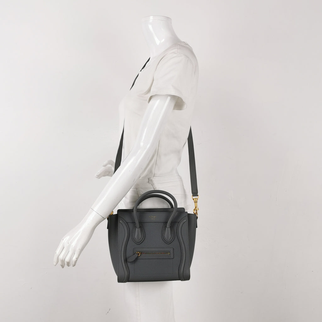 Celine Nano Luggage Kohl