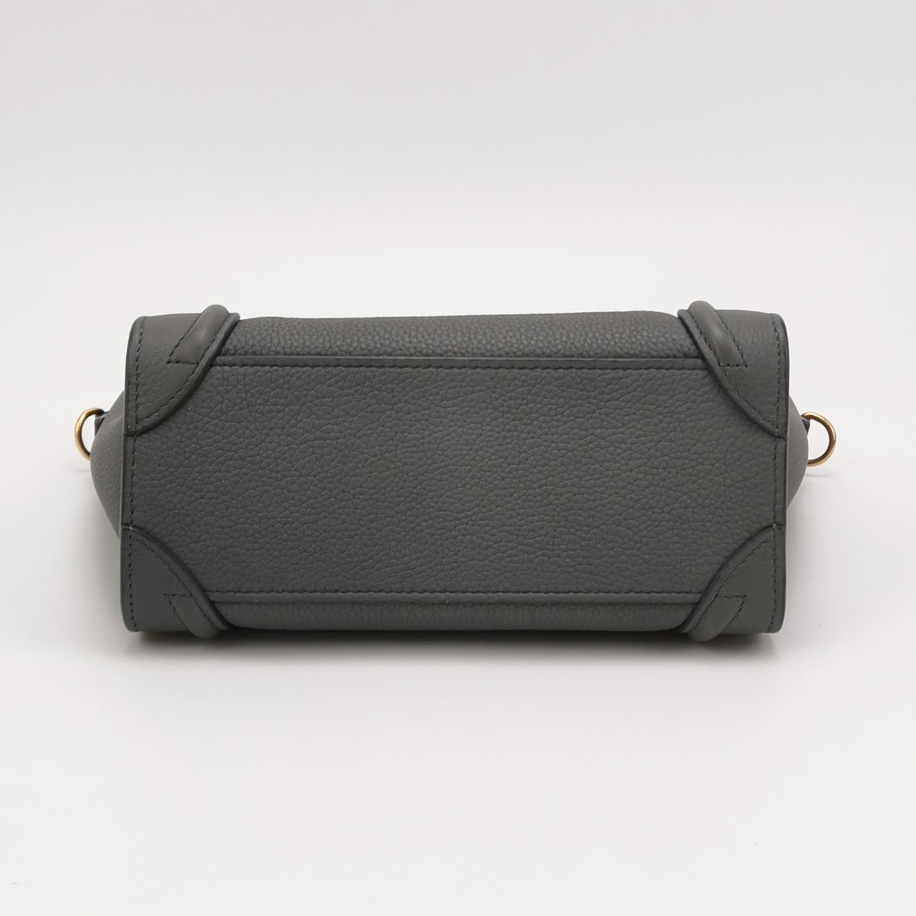 Celine Nano Luggage Kohl