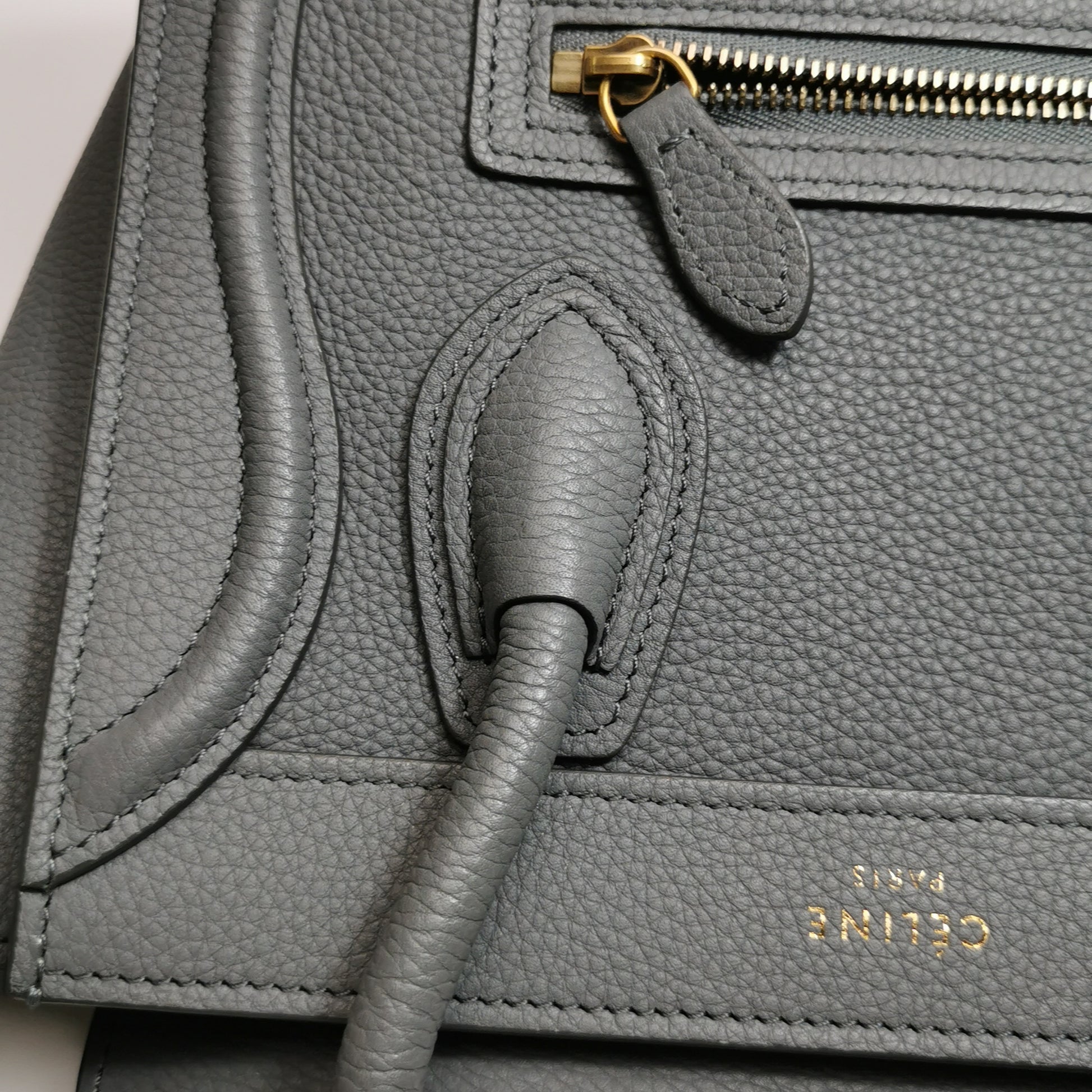 Celine Nano Luggage Kohl