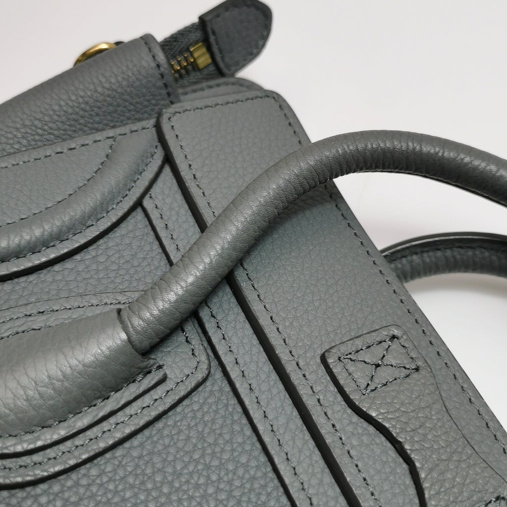 Celine Nano Luggage Kohl