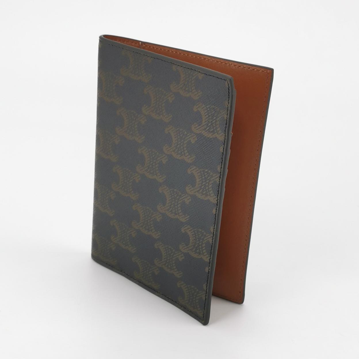 Celine Triomphe Canvas Passport Cover
